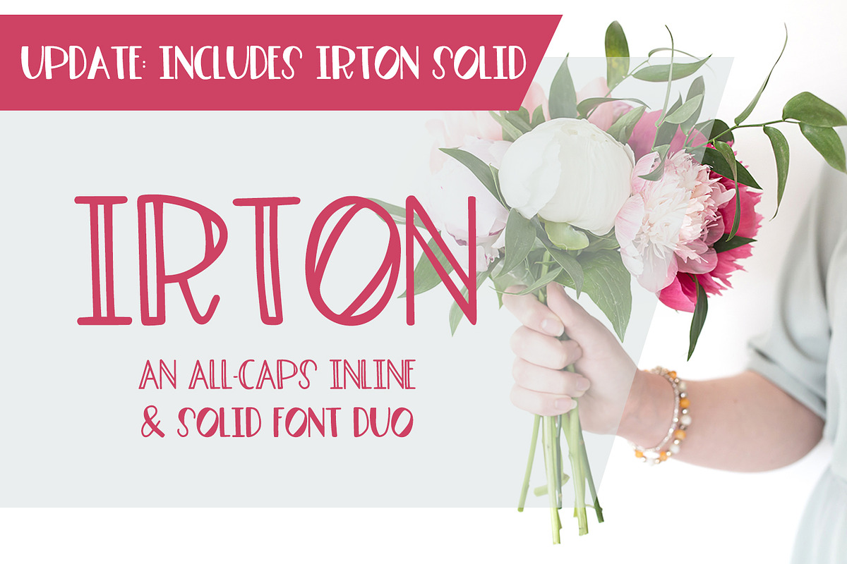 Irton Inline + Solid Sans Font Duo, a Sans Serif Font by Beck McCormick (Photo 1 of 6)
