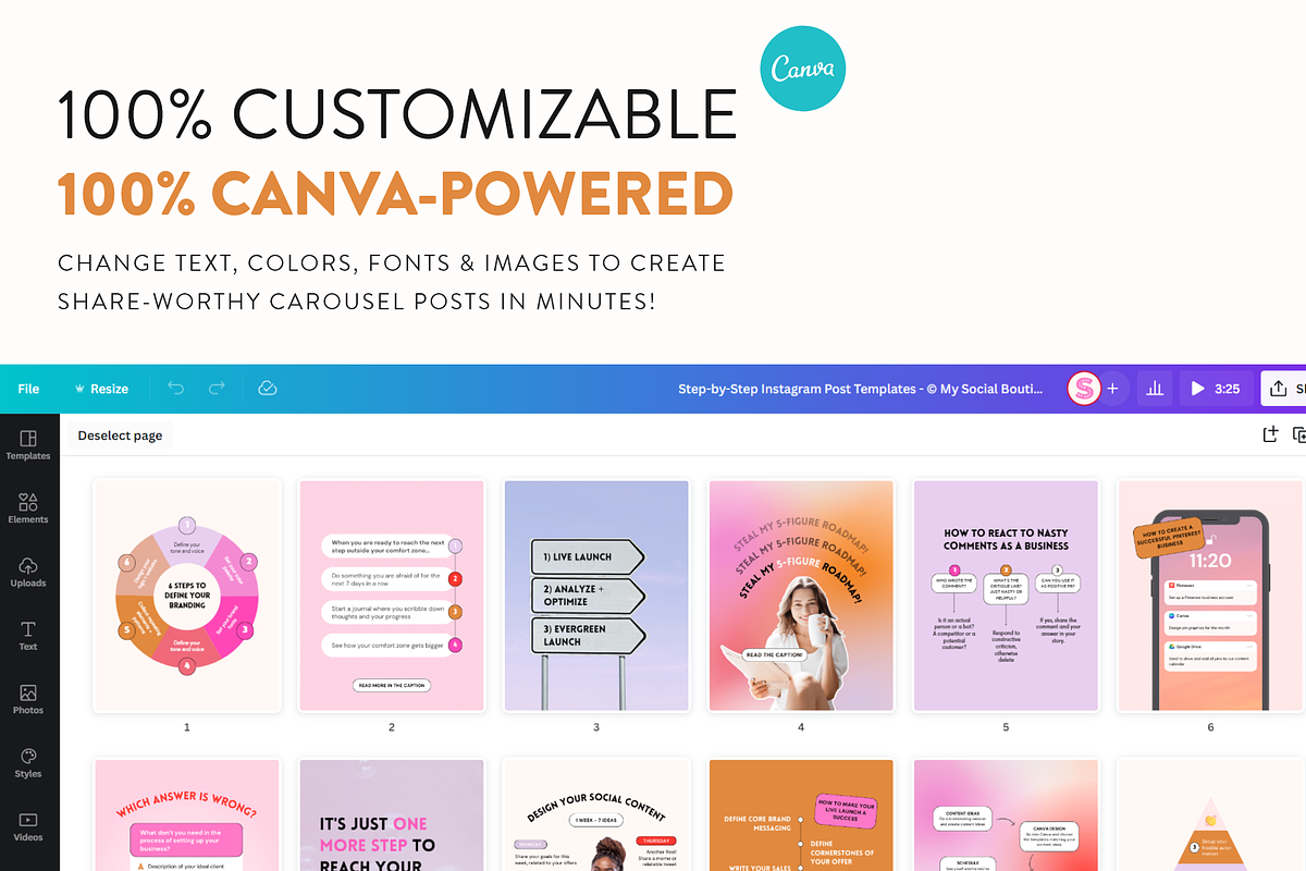 Step-by-Step Instagram Posts Pack, a Social Media Template by My Social Boutique (Photo 8 of 8)