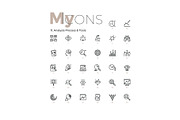 My Icons, an Outline Icon by Andrew Kras Design (Thumbnail 18 of 38)