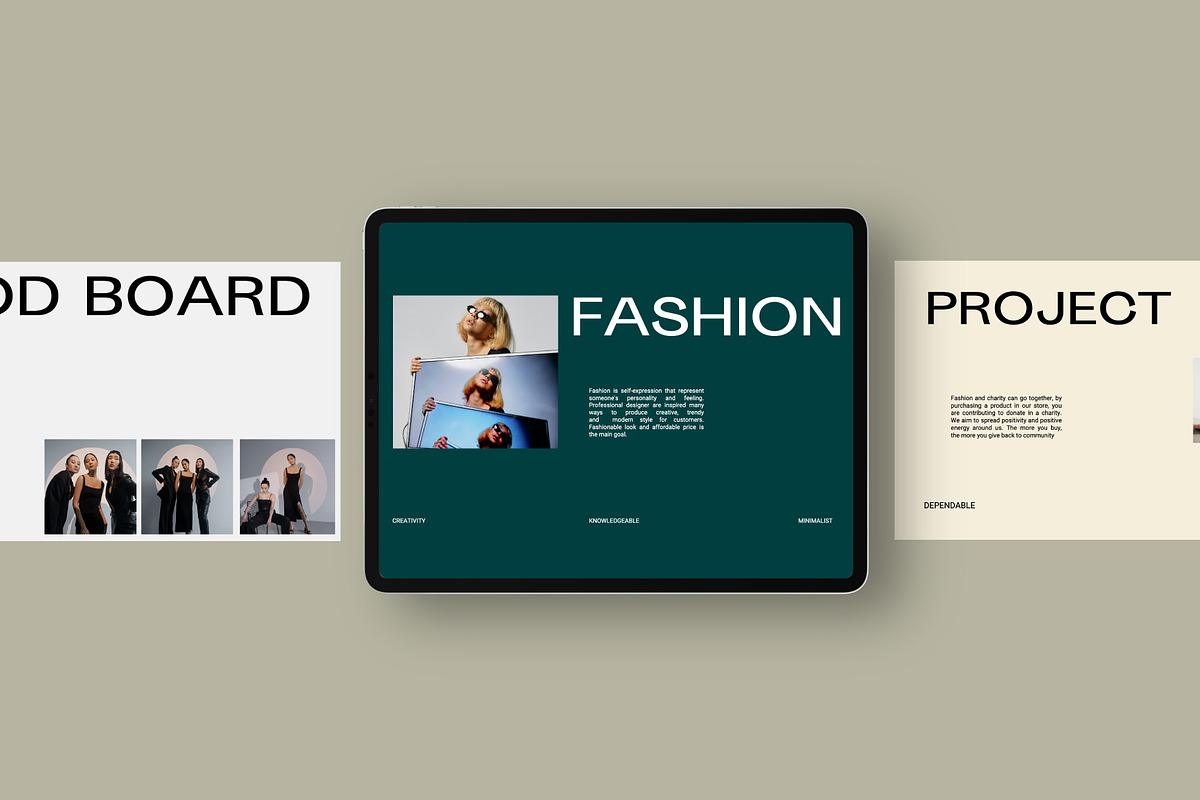Fashion Minimalist Powerpoint, a Presentation Template by Rocket Template (Photo 4 of 10)