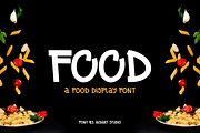 Foody Hokan - Food Font, a Handwritten Font by Iqsiart Studio (Thumbnail 3 of 7)