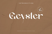 Geyster Modern/Vintage Font, a Serif Font by Lettertype Studio (Thumbnail 1 of 10)