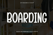 Boarding, a Sans Serif Font by InermediaSTUDIO (Thumbnail 1 of 8)