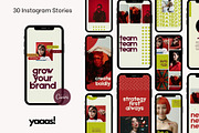 Bold Red Instagram Template Kit, a Social Media Template by Yaaas Design (Thumbnail 12 of 12)