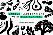 FARMERS MARKET | HAND DRAWN SHAPES, a Food Illustration by Favete Art (Thumbnail 2 of 23)