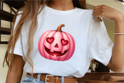 Pink Halloween Sublimation Clipart, an Illustration by CrexoraLab (Thumbnail 4 of 5)