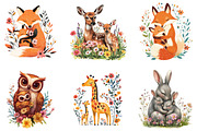 Mother's Day Clipart Set PNG, an Illustration by Designking (Thumbnail 2 of 5)