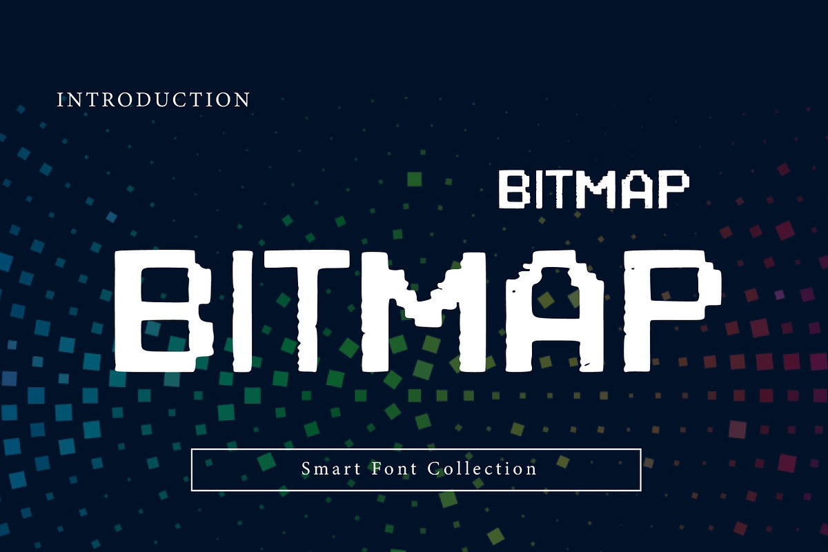 Bitmap, a Sans Serif Font by Wow Magic (Photo 1 of 3)