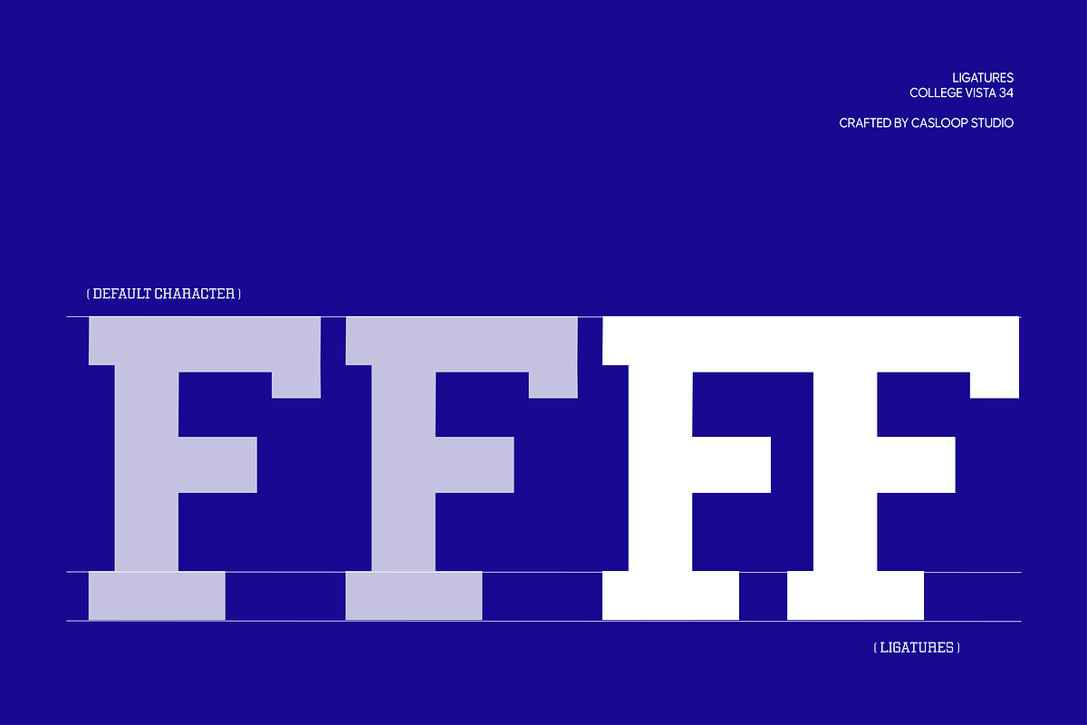 College Vista 34 - 9 Fonts, a Slab Serif Font by Casloop Studio (Photo 7 of 9)