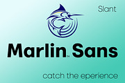 Marlin Sans Slant, a Font by FontMesa (Thumbnail 1 of 10)