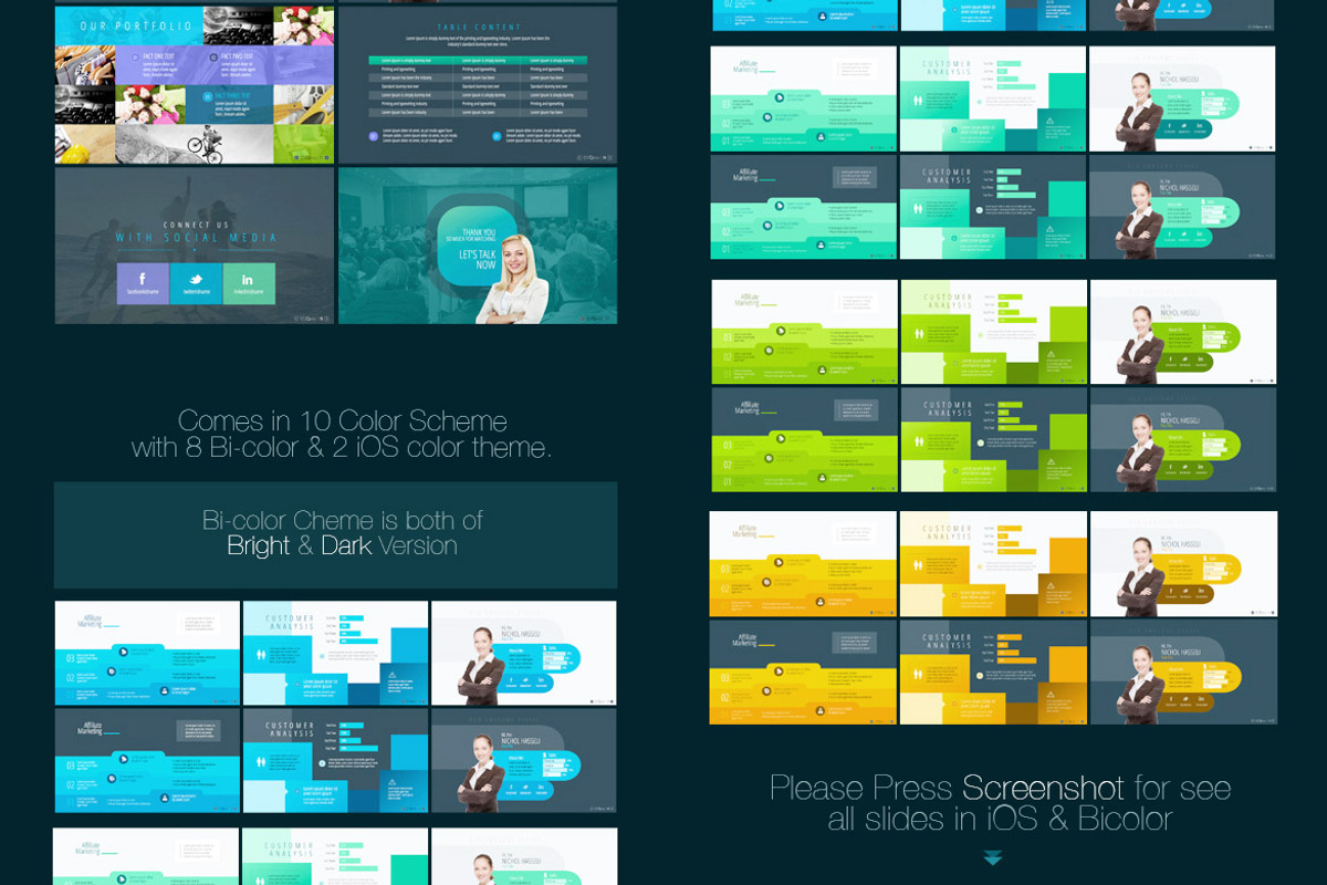 OS:Pro Keynote Template preview 5