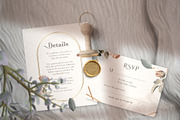 Fergus & Raine (Geometric Floral), an Invitation Template by EvitePapery (Thumbnail 5 of 5)