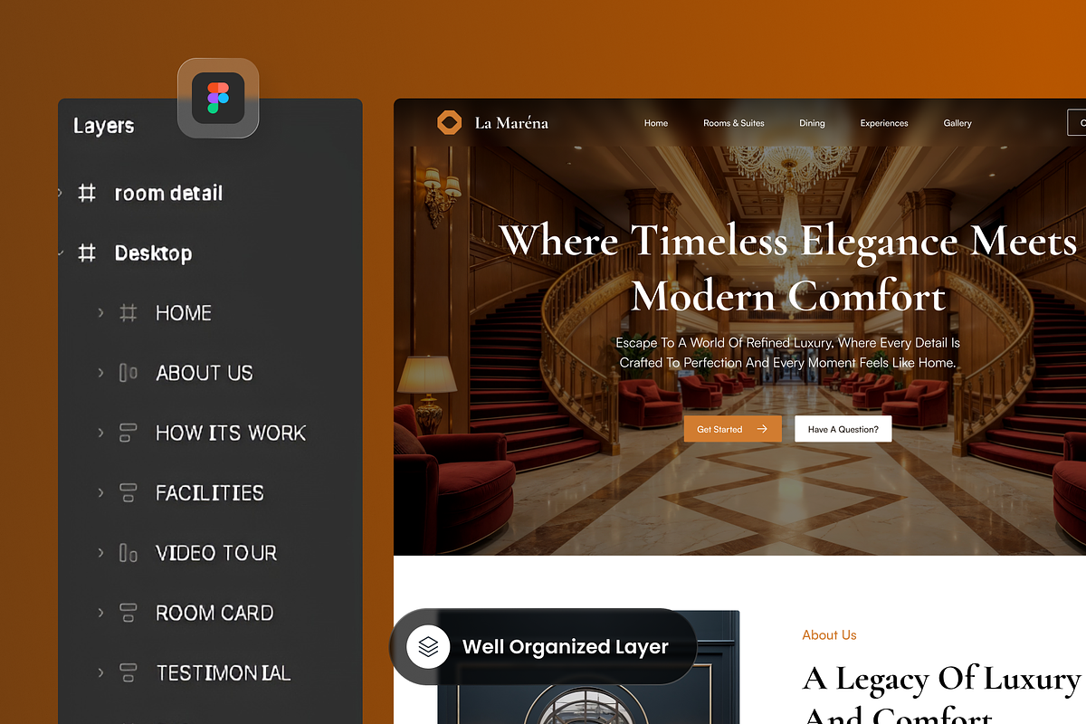 La Marena - Hotel Landing Page preview 2
