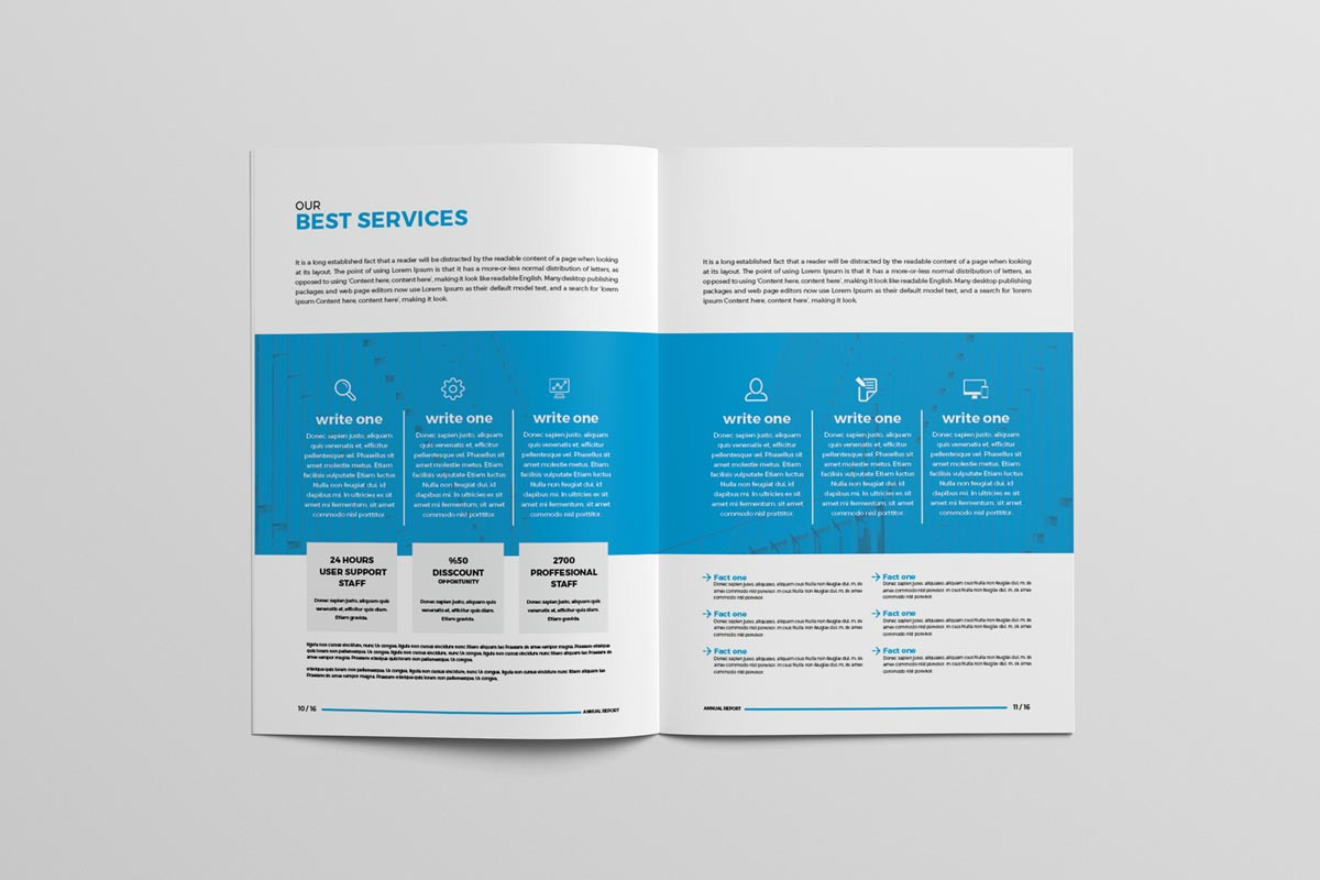 Annual Report Brochure, a Brochure Template by New Lines (Photo 7 of 8)