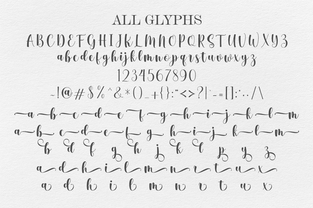 Crafting, a Script Font by Amarlettering (Photo 4 of 5)