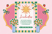 Bella Estate - Summer Hand Drawn Set, an Object Graphic by Leila Divine (Thumbnail 2 of 19)