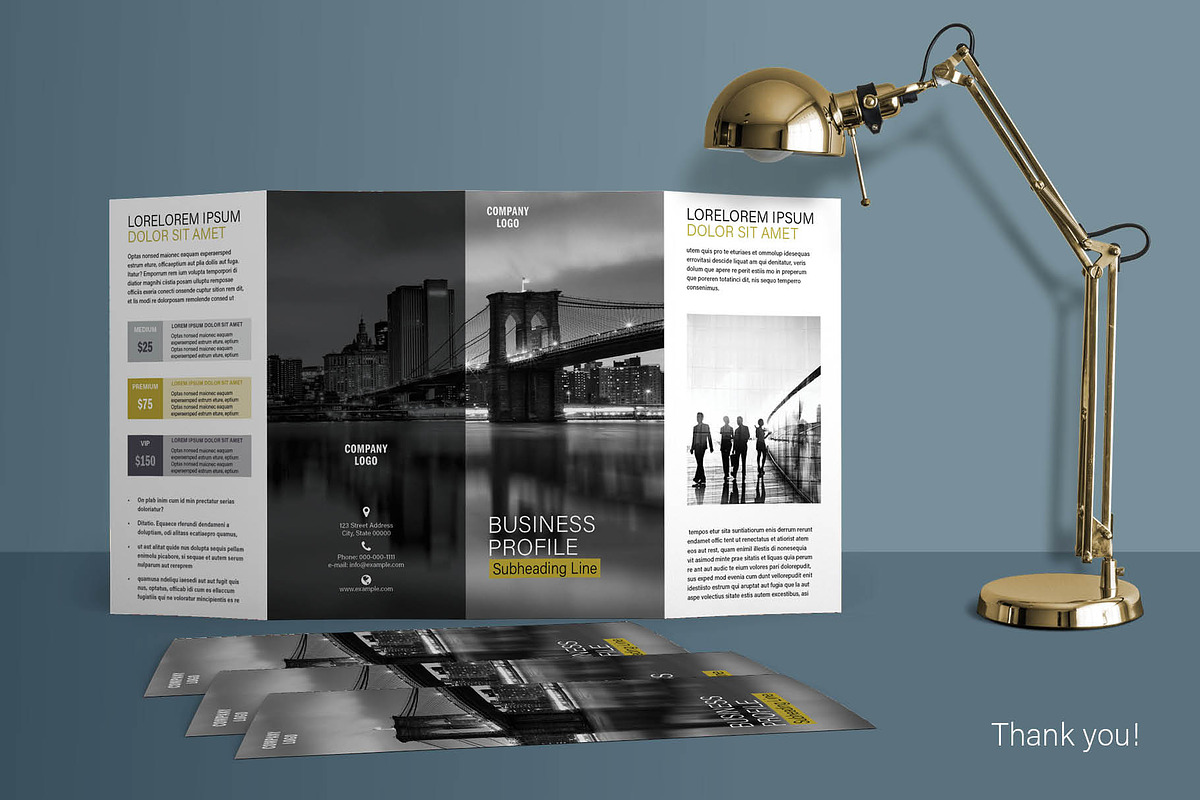 Four Fold Brochure Template, a Brochure Template by R-studio (Photo 7 of 7)
