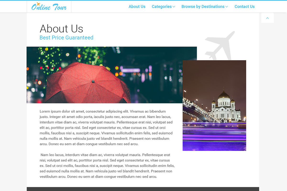 Travel Corporate + eCommerce PSD, a Websites & App Template by YT Design (Photo 5 of 5)