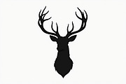 Deer Head Silhouette Vector Bundle,, an Illustration by Amazin_art (Thumbnail 11 of 19)