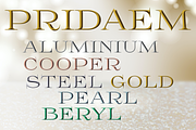 Color font PridaEm, a Serif Font by glukfonts (Thumbnail 2 of 7)