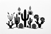 60 Desert Cactus Floral Silhouette, a Seasonal Illustration by Amazin_art (Thumbnail 14 of 21)
