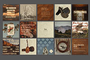 The Warrior Template Bundle, a Social Media Template by The Flossy Finch (Thumbnail 4 of 24)