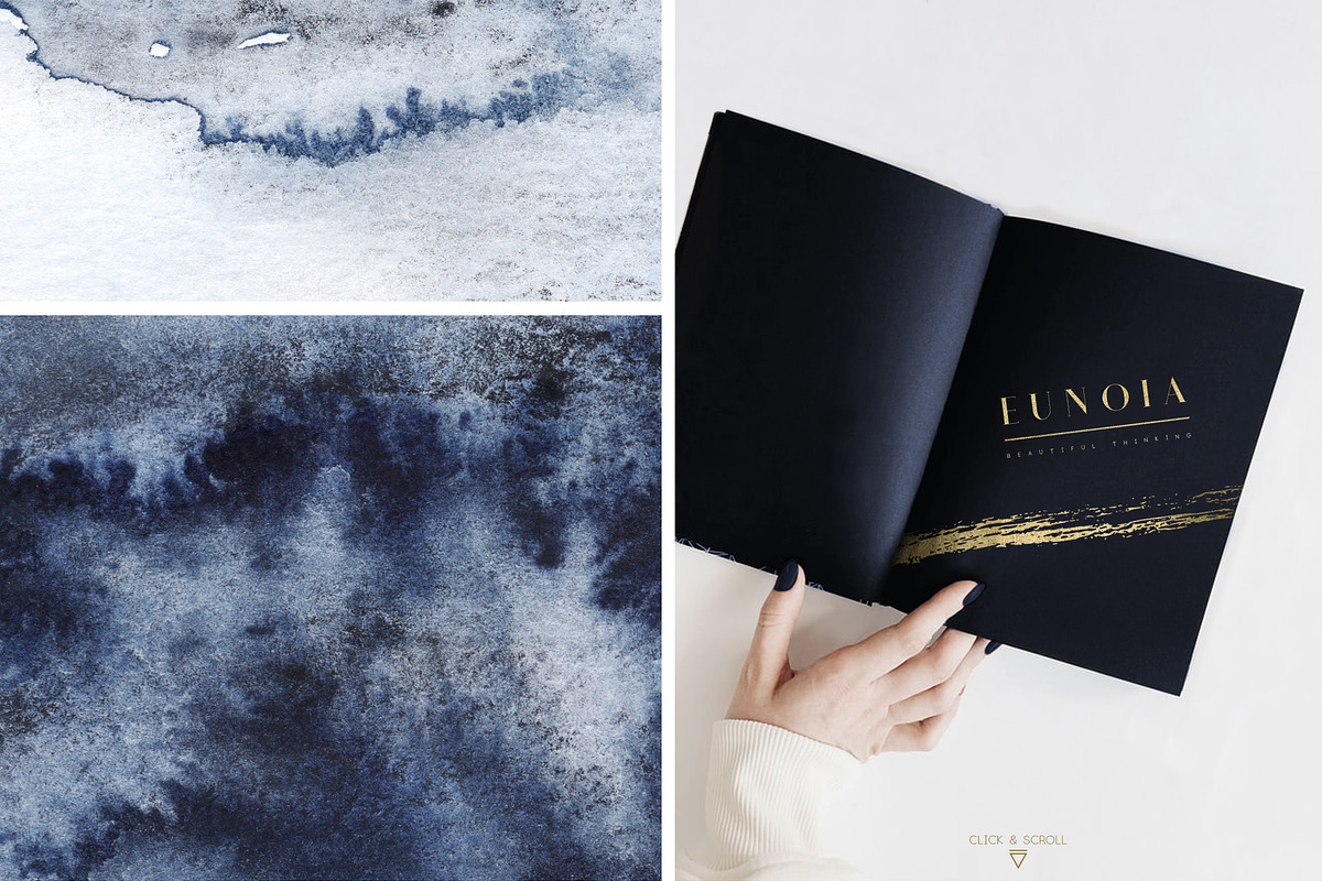 WAVE •Updated• Blue Backgrounds, a Texture Graphic by Anastezia Luneva (Photo 9 of 11)