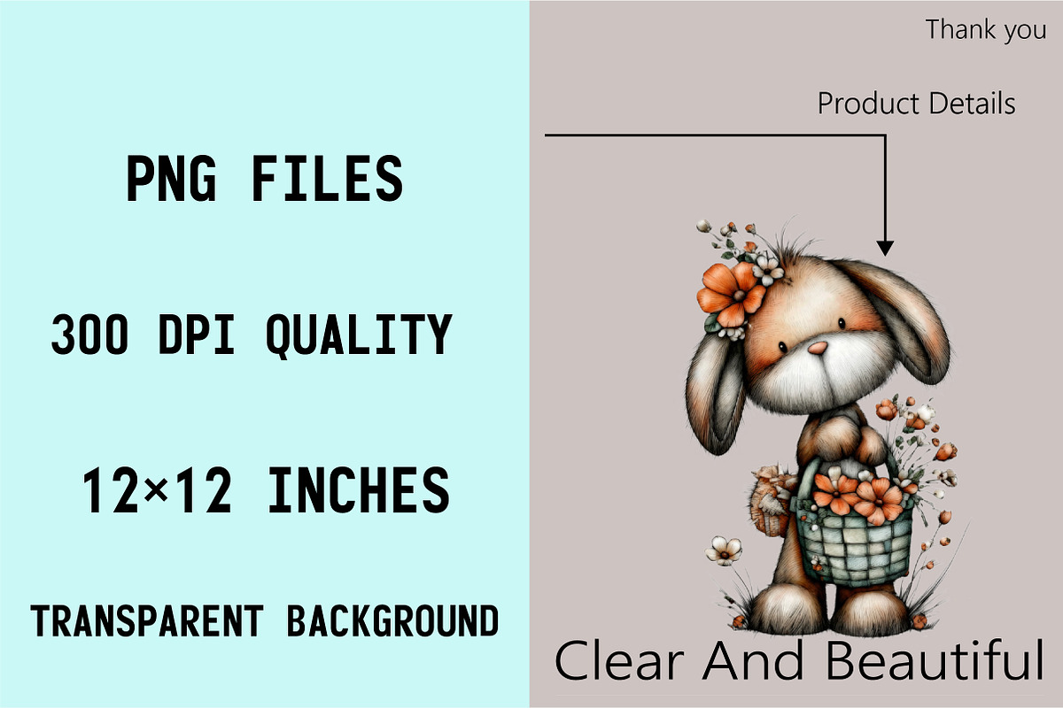 Spring Peeking Animal Clipart Bundle, an Illustration by SVGArt (Photo 6 of 7)