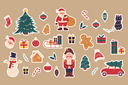 Christmas Stickers Pack, a Decorative Illustration by Sabina_Ava (Thumbnail 2 of 2)