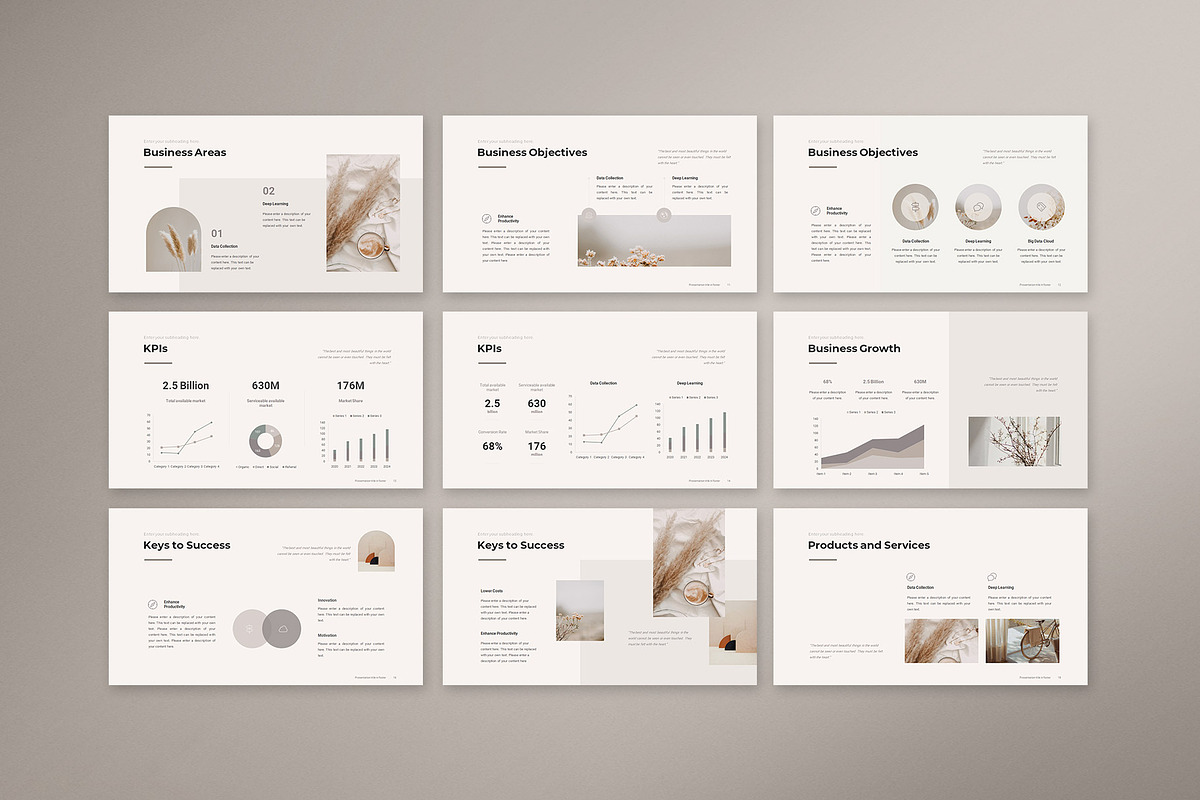 Business Strategy Template CANVA, a Presentation Template by CreativityForest (Photo 4 of 7)