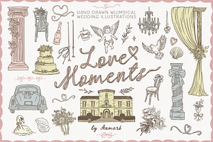 Lovely Moments – Elegant Wedding Art, an Object Graphic by AnMark