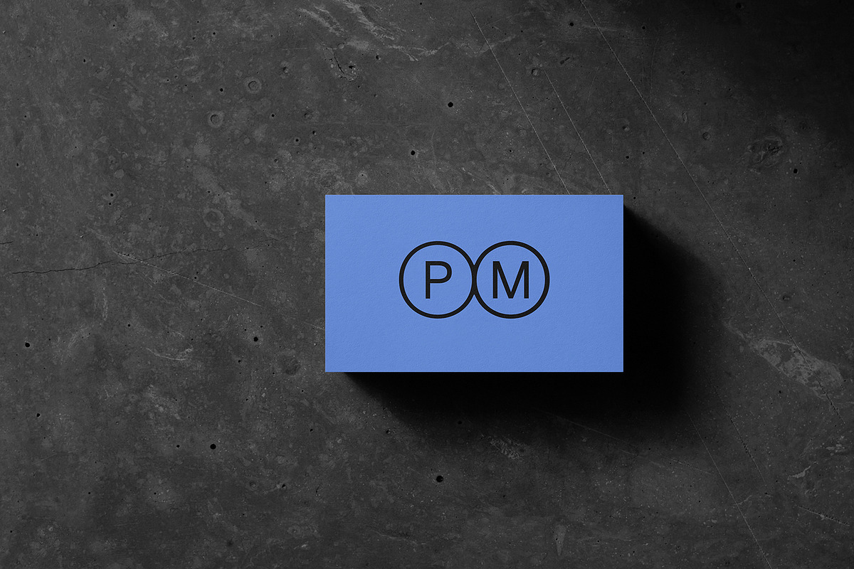 PM_BC/Ø2 - Business Card Mockup, a Print Template by PinchesMockups© (Photo 2 of 6)