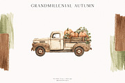 Grandmillenial Autumn Collection, a Seasonal Illustration by PeDe Designs (Thumbnail 6 of 33)