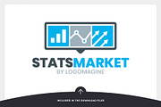 Stats Market Logo Template, a Branding & Logo Template by LOGOMAGINE (Thumbnail 6 of 13)