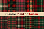 Classic Plaid or Tartan, a Pattern Graphic by Printable Treasure (Thumbnail 1 of 3)
