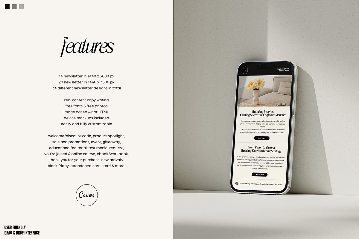 SERE / Newsletter Template, an Email Template by Wildnun Studio (Photo 2 of 18)