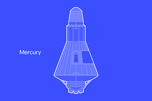 Mercury Spacecraft Vector