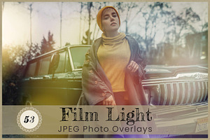 Film Light Overlays Digital Bokeh