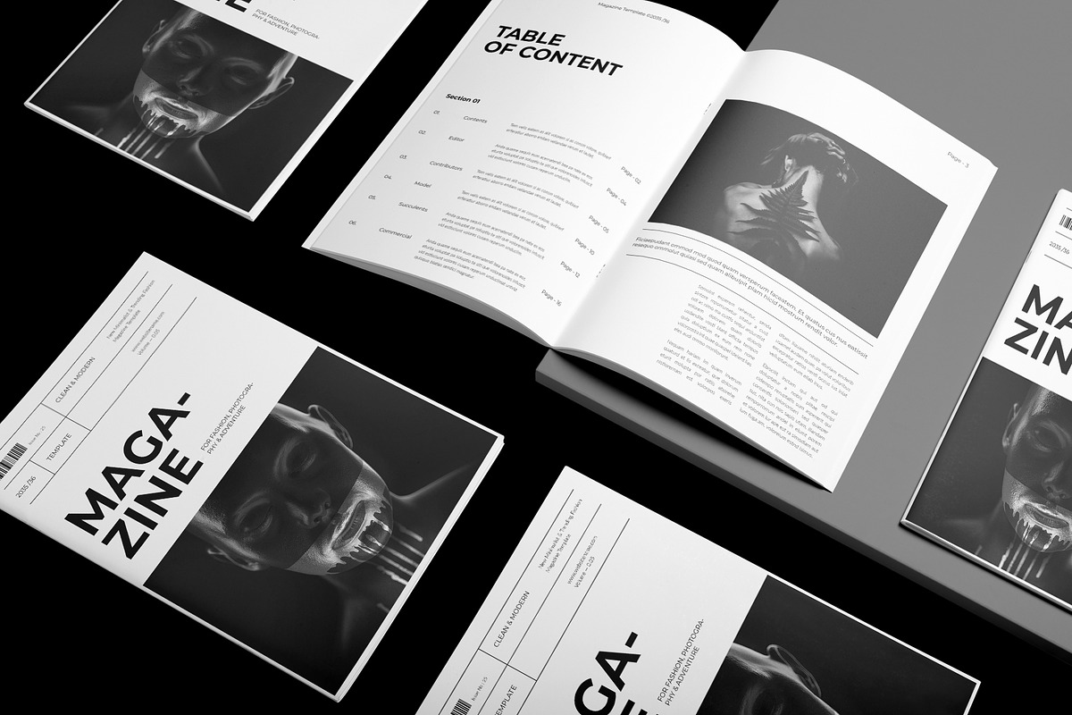 Magazine Template, a Magazine Template by DesignCrest (Photo 5 of 13)