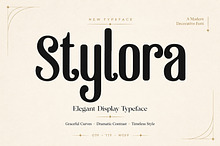 Stylora – Elegant Display Typeface