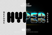 Hyper Text Effect Chrome Style, a Layer Style Add-On by Mockmenot (Thumbnail 2 of 2)