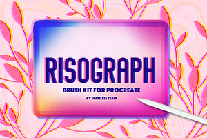 Risograph Brush Set For Procreate