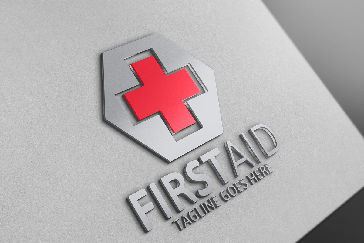 First Aid Logo, a Branding & Logo Template by Josuf Media