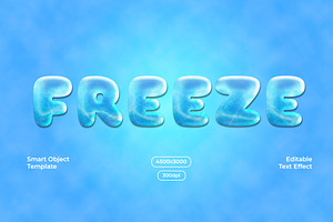 Freeze Text Effect, a Layer Style Add-On by alexdndz