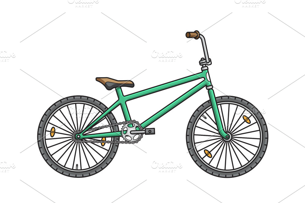 Big set of twelve different bicycles, a Healthcare Illustration by WINS Doodle shop (Photo 12 of 17)