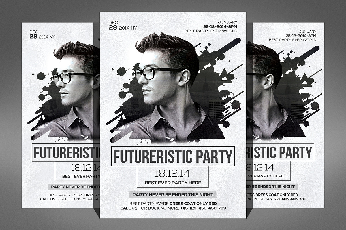 100 Party Flyer Bundle, a Flyer Template by Graphic Templates (Photo 53 of 101)