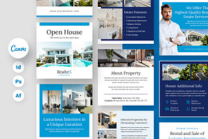 Real Estate Instagram Templates, a Social Media Template by artbart
