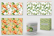 Citrus fruits and flower watercolor, a Decorative Illustration by Kate Lanbina (Thumbnail 16 of 20)