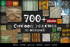 700 Cartoon Texture Set