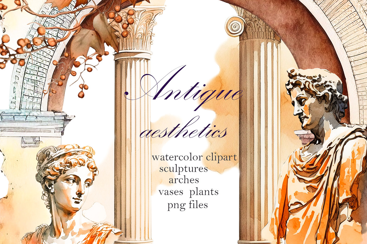 Antique aesthetics, a Decorative Illustration by ViсkyArtDesign (Photo 1 of 5)